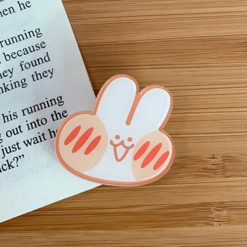 1PCS Creative Brooches Cartoon Cute Cartoons Bunny Bear Painting Dog Pin Badge Fashion Shirt Bag Lapel Pins Jewelry Gift