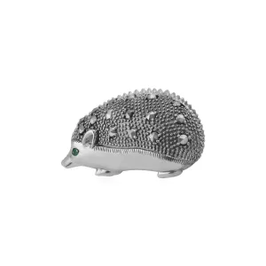925er Sterlingsilber Markasit & Smaragd Brosche