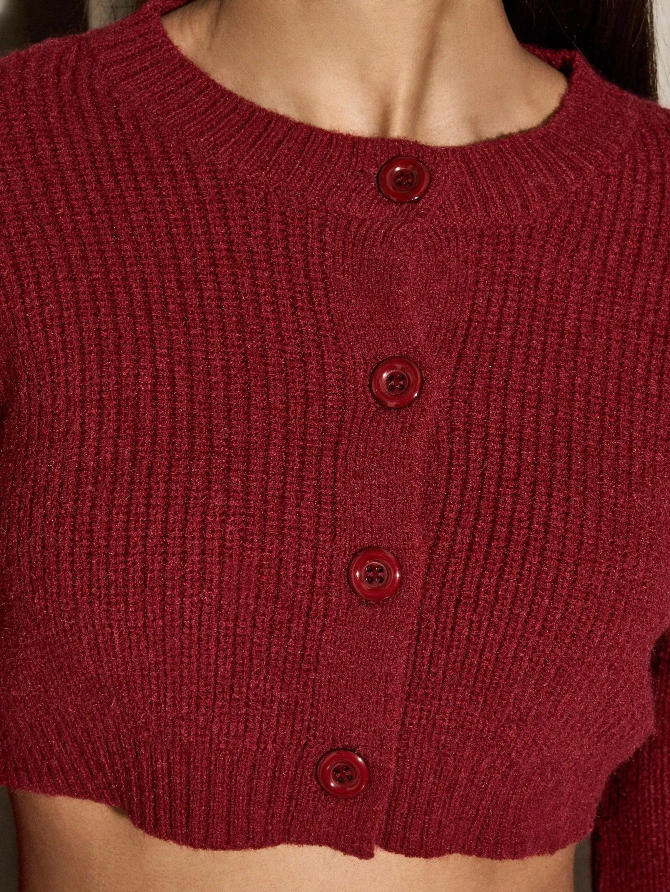 AiiRZ Ultra Crop Knit Cardigan