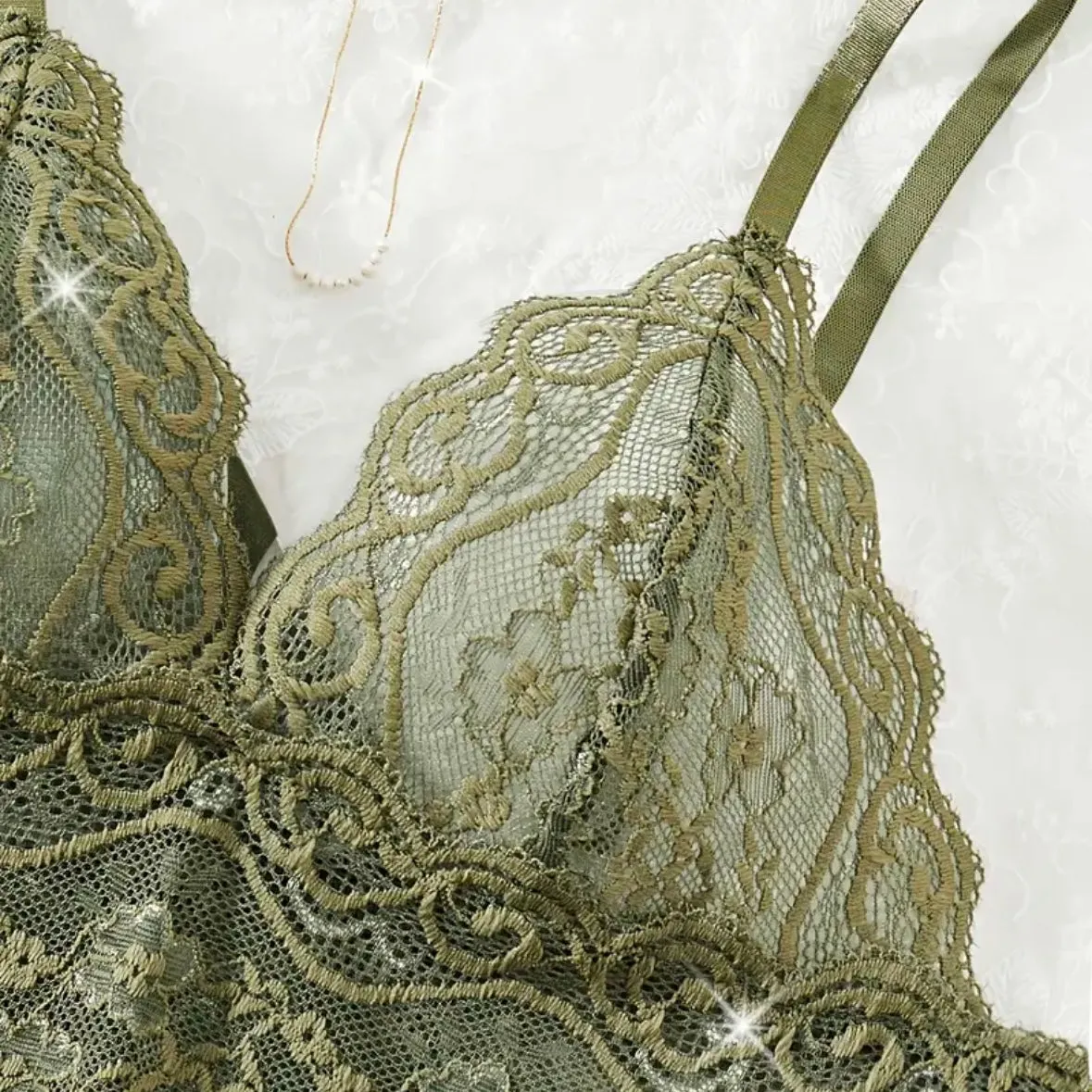 Aksara 4 Packs Pajamas Set - Olive Green