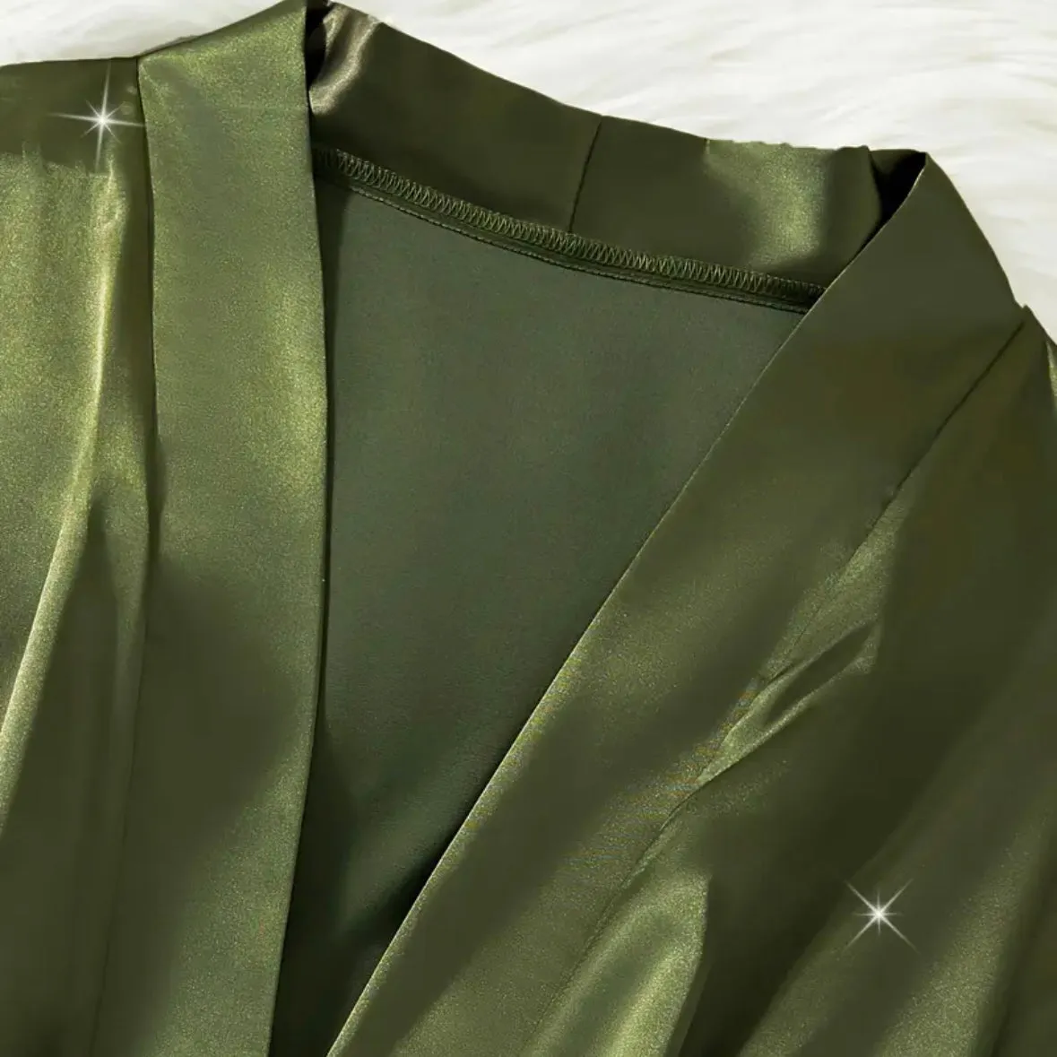 Aksara 4 Packs Pajamas Set - Olive Green