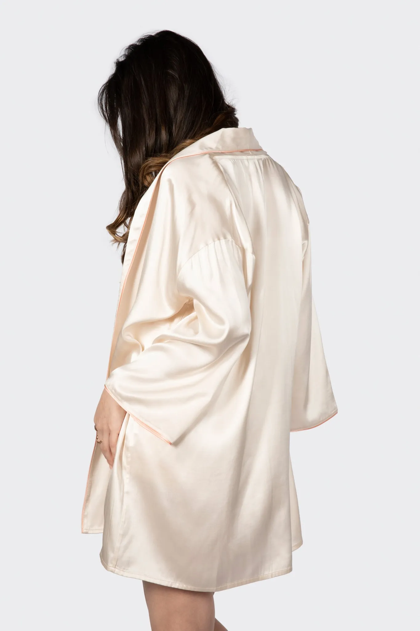 Alba Washable Silk Dressing Robe