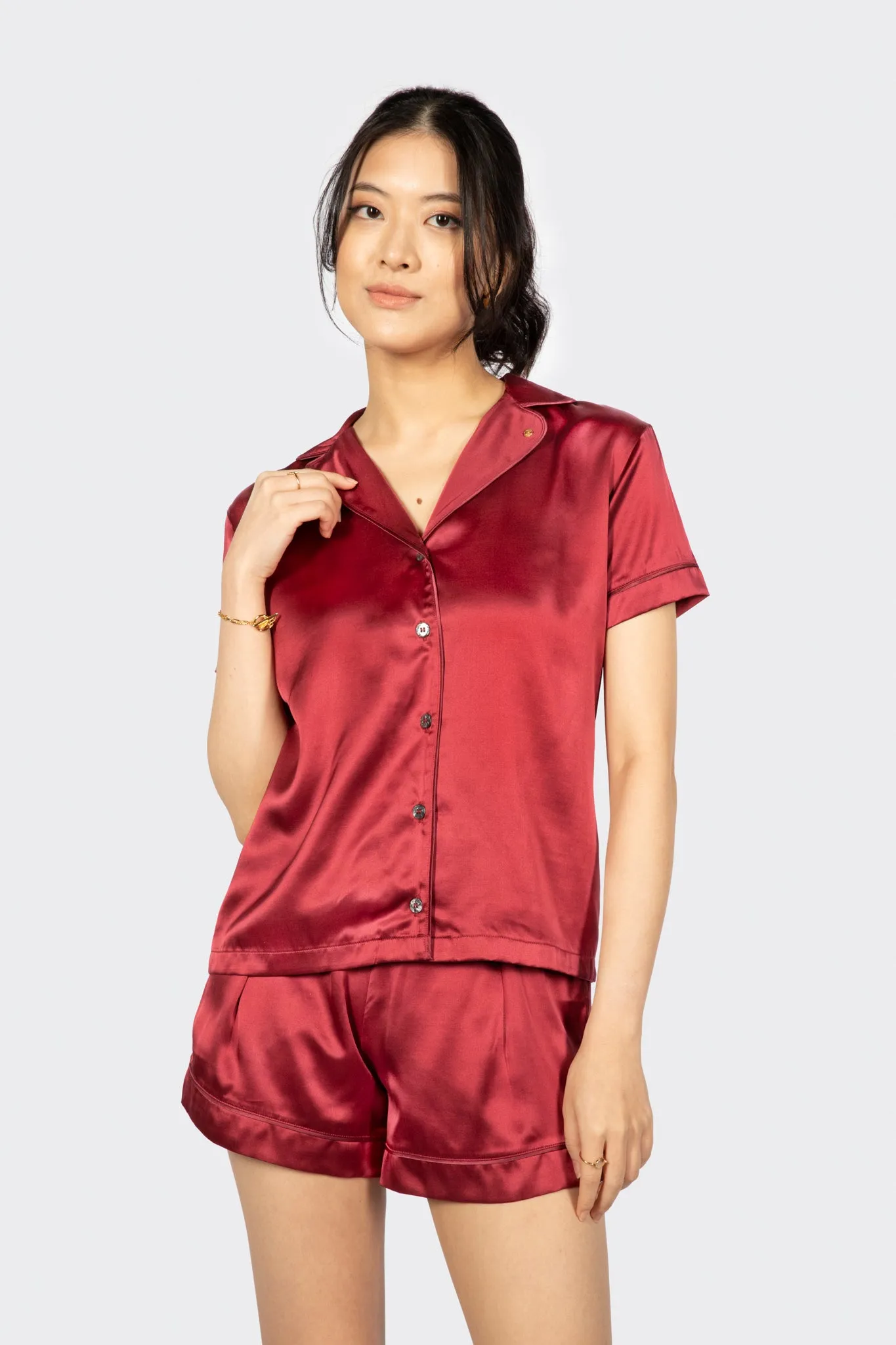 Alba Washable Silk Pyjama Shorts