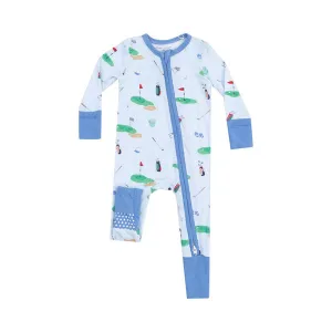 Angel Dear Blue Golf 2 Way Zipper Coverall