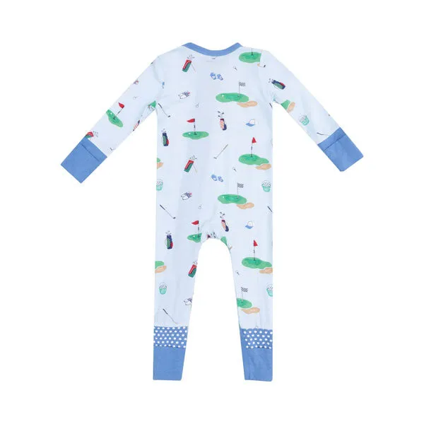 Angel Dear Blue Golf 2 Way Zipper Coverall