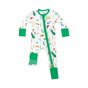 Angel Dear White Golf 2 Way Zipper Coverall