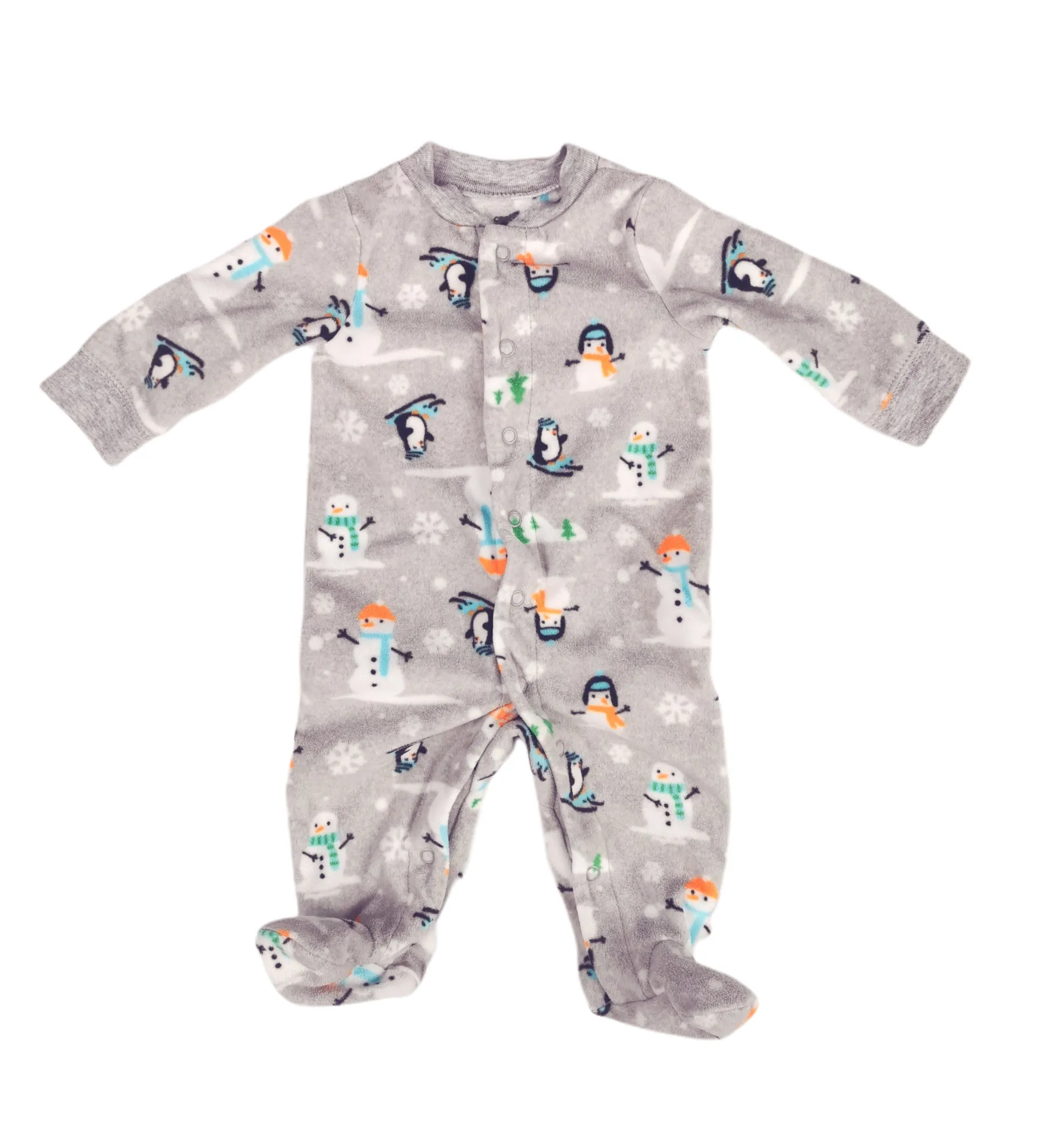 BABY BOY SIZE 3 MONTHS - CARTER'S, Soft Fleece, Sleep & Play One-piece VGUC B32