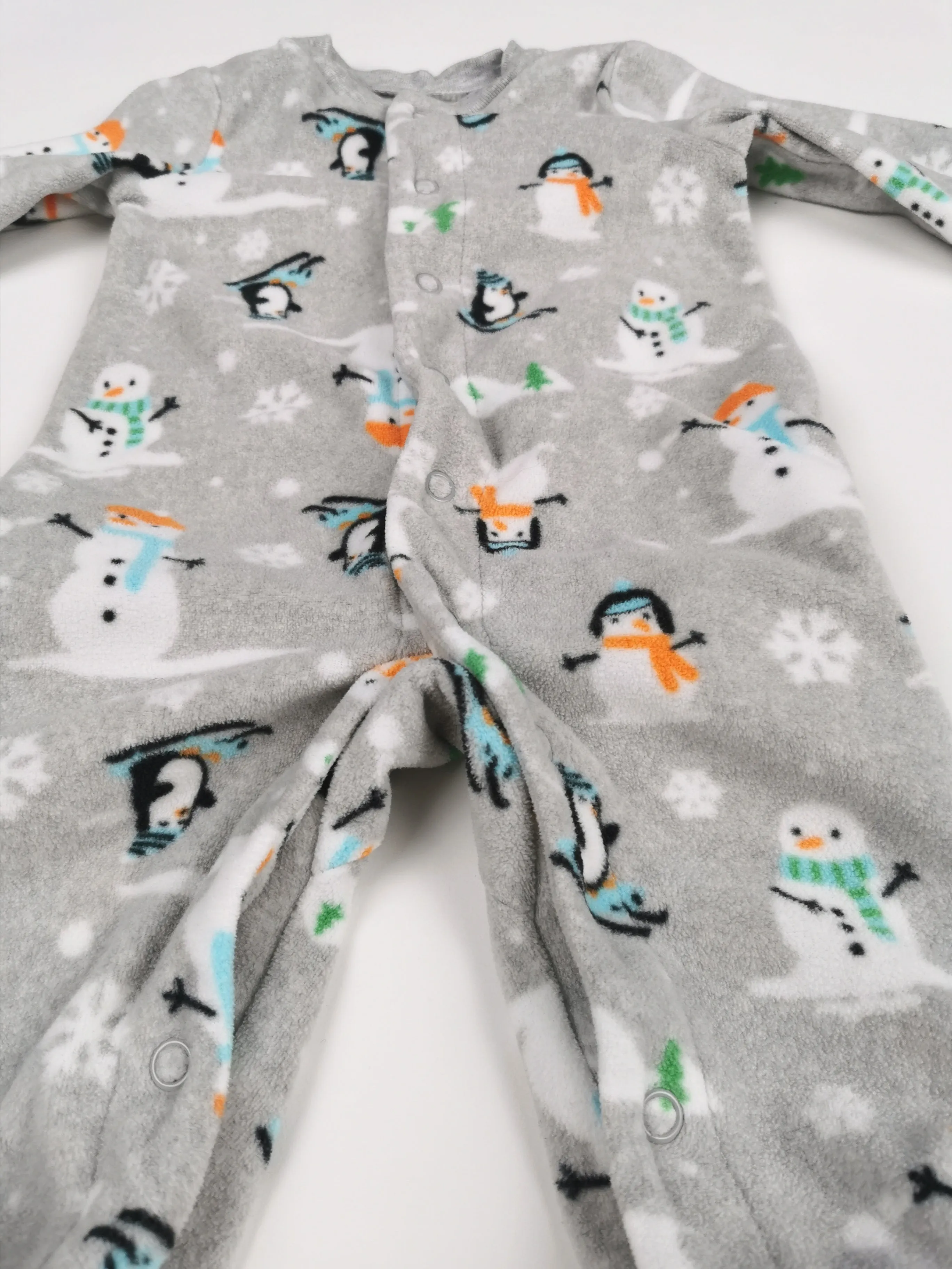 BABY BOY SIZE 3 MONTHS - CARTER'S, Soft Fleece, Sleep & Play One-piece VGUC B32