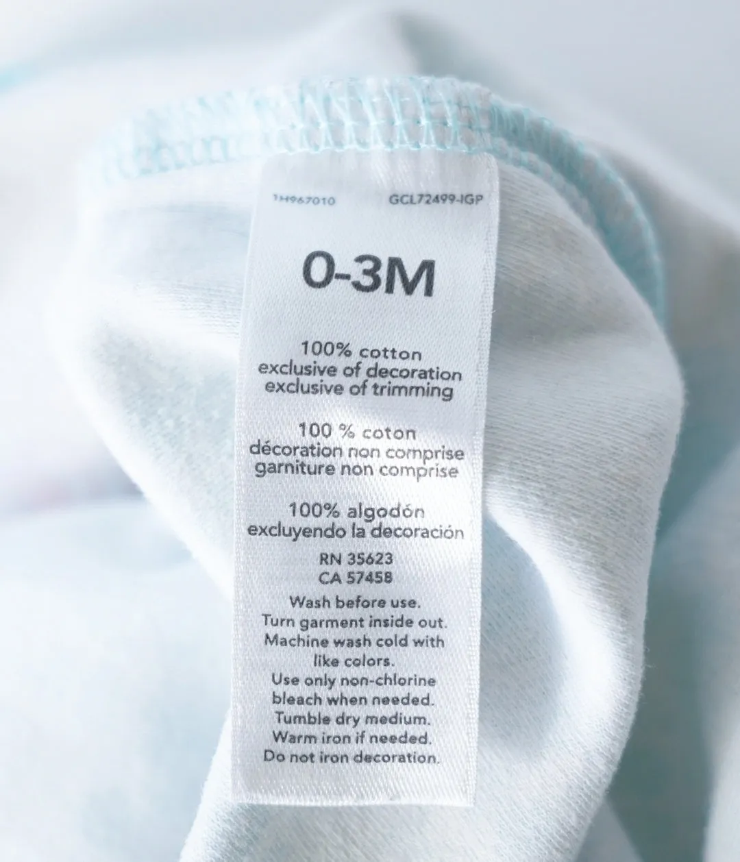 BABY GIRL SIZE 0/3 MONTHS - Carter's (Little Sister) Graphic Onesie Sleeper EUC B4