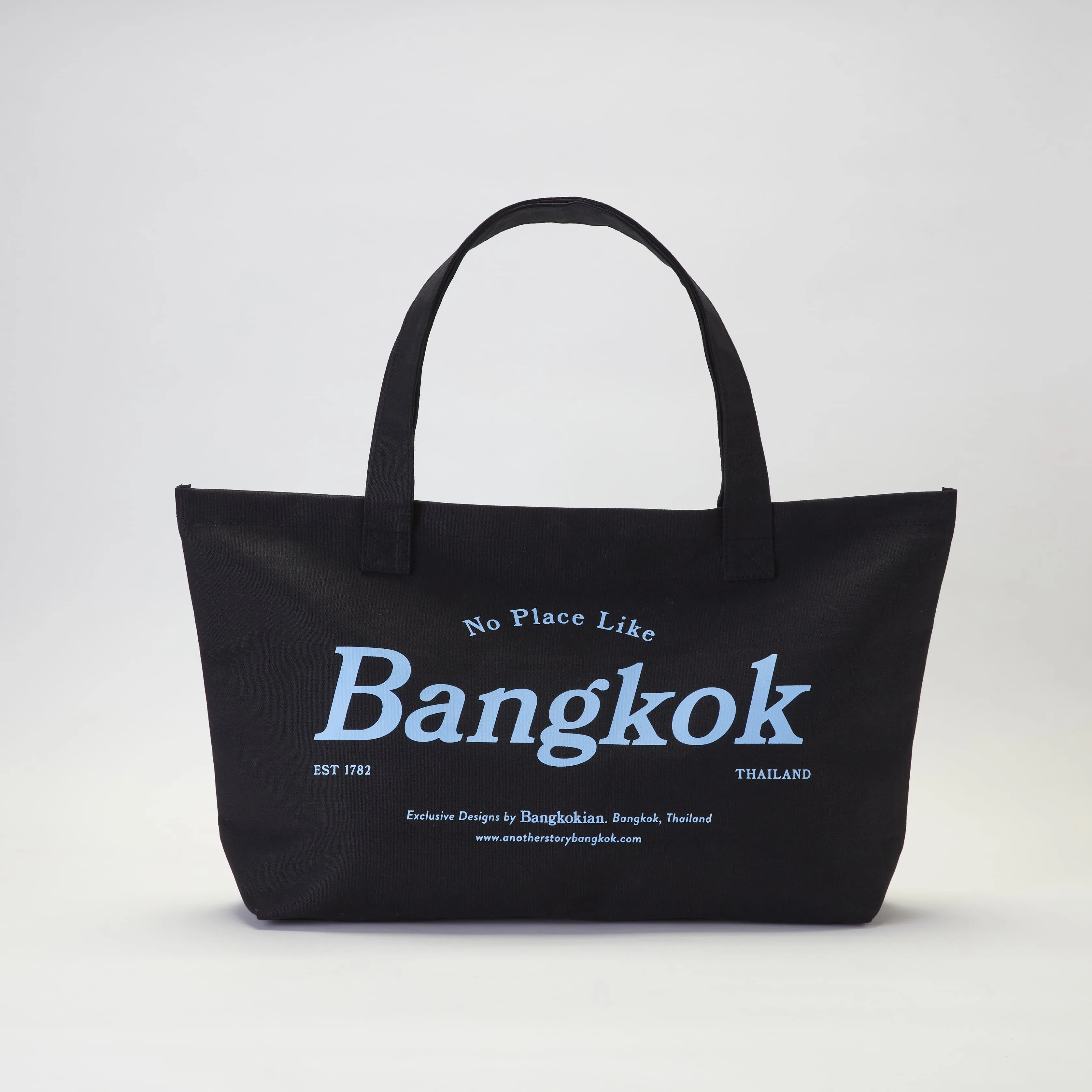BANGKOKIAN CANVAS BAG - NO PLACE LIKE BKK - BLACK