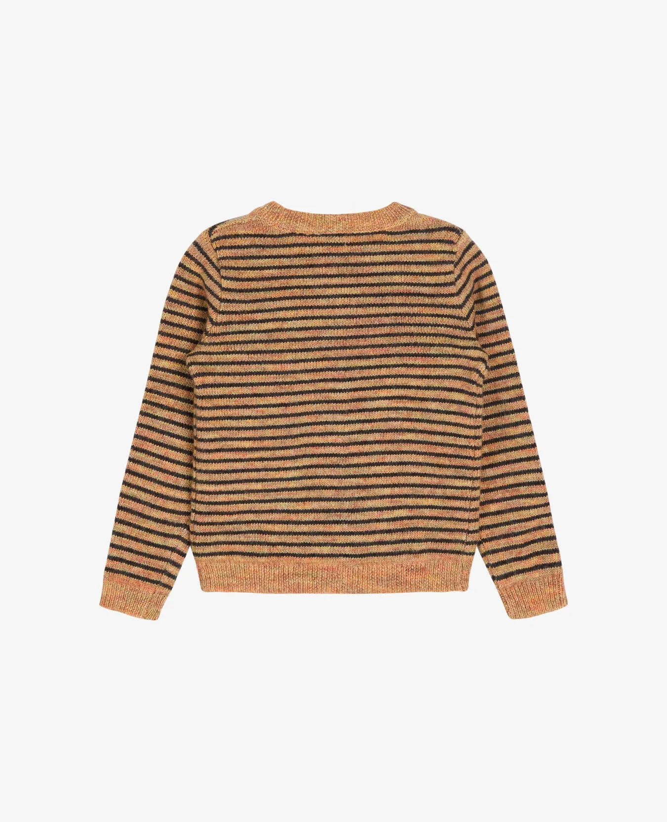 BECKYNNM STRIPED WOOL MIX CARDIGAN