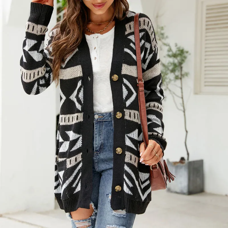 BerryBetty - Casual Vintage Knitted Cardigan