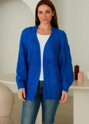 Blue Knit Cardigan