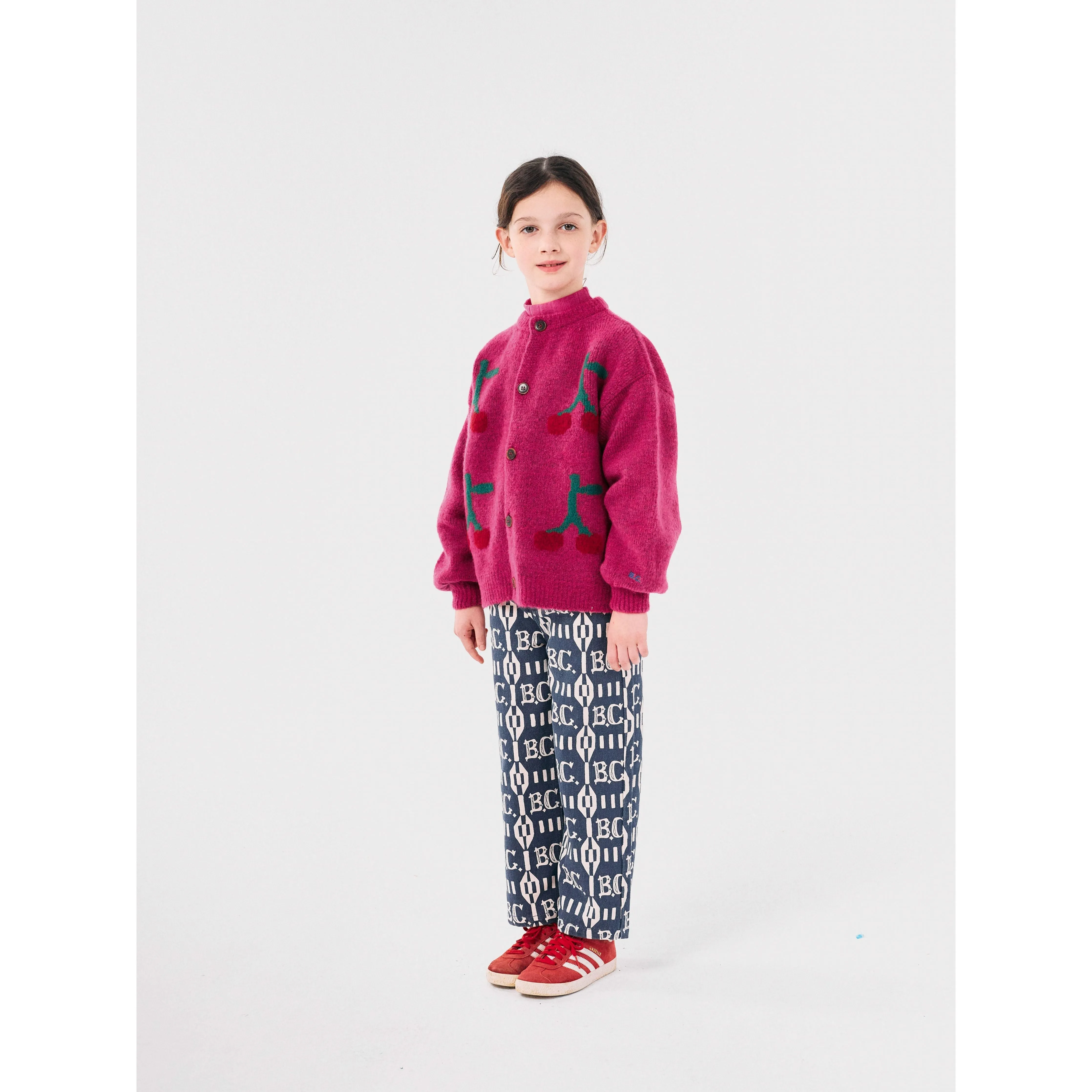 Bobo Cherry Intarsia Cardigan