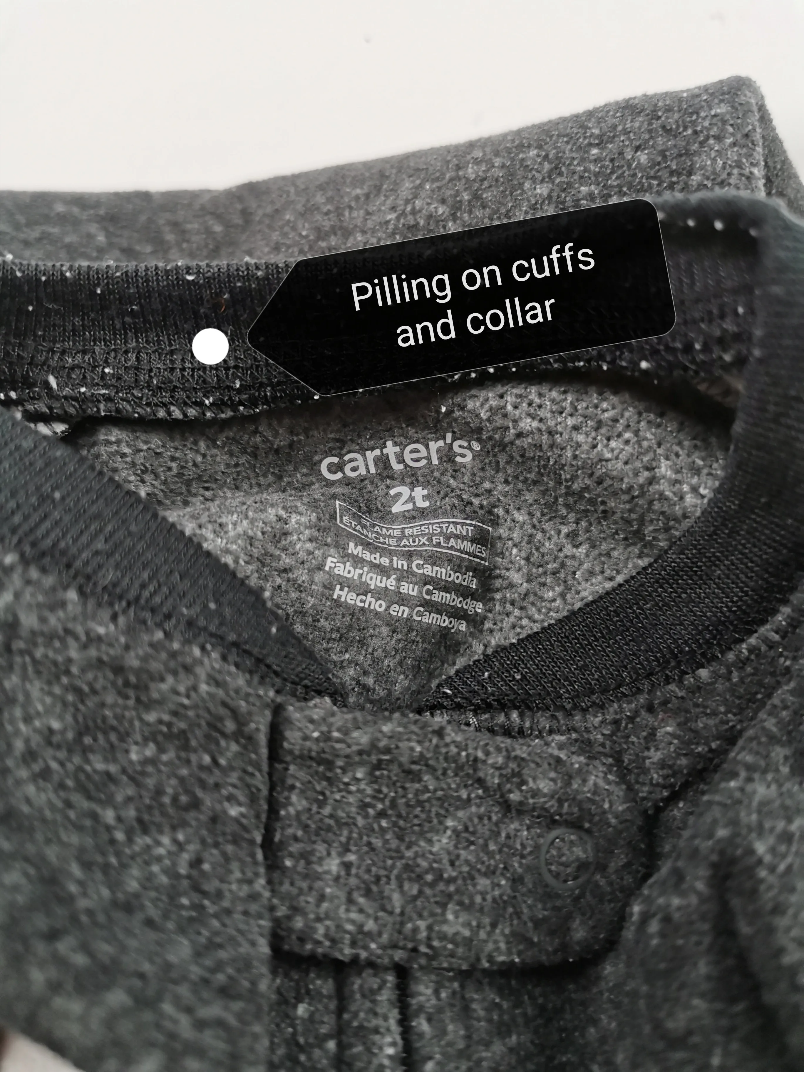 BOY SIZE 2 YEARS - CARTER'S, Sleep & Play Fleece One-piece EUC B33