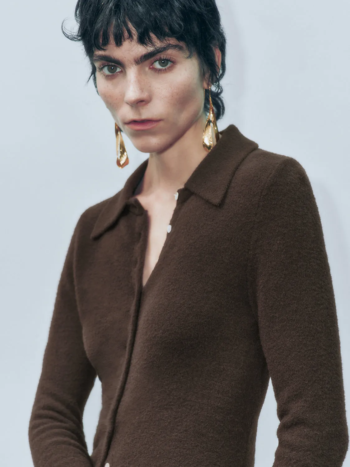 Button Up Knitted Cardigans