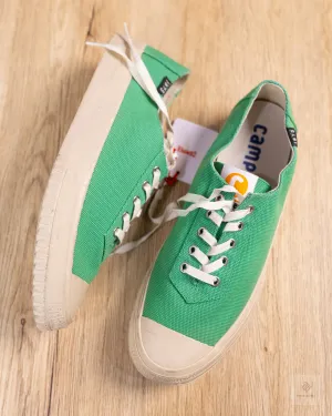 Camper Sneaker Green Canvas