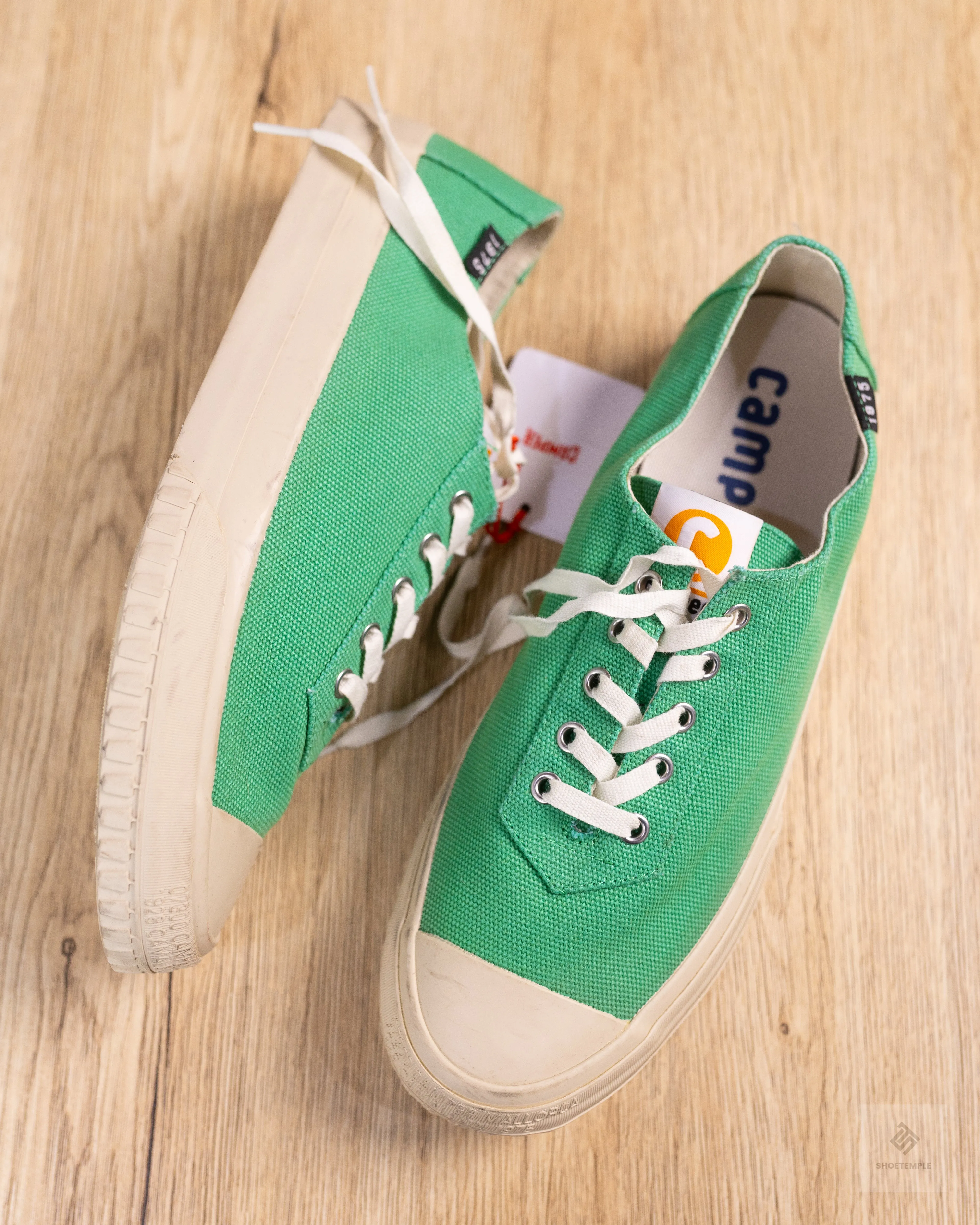 Camper Sneaker Green Canvas