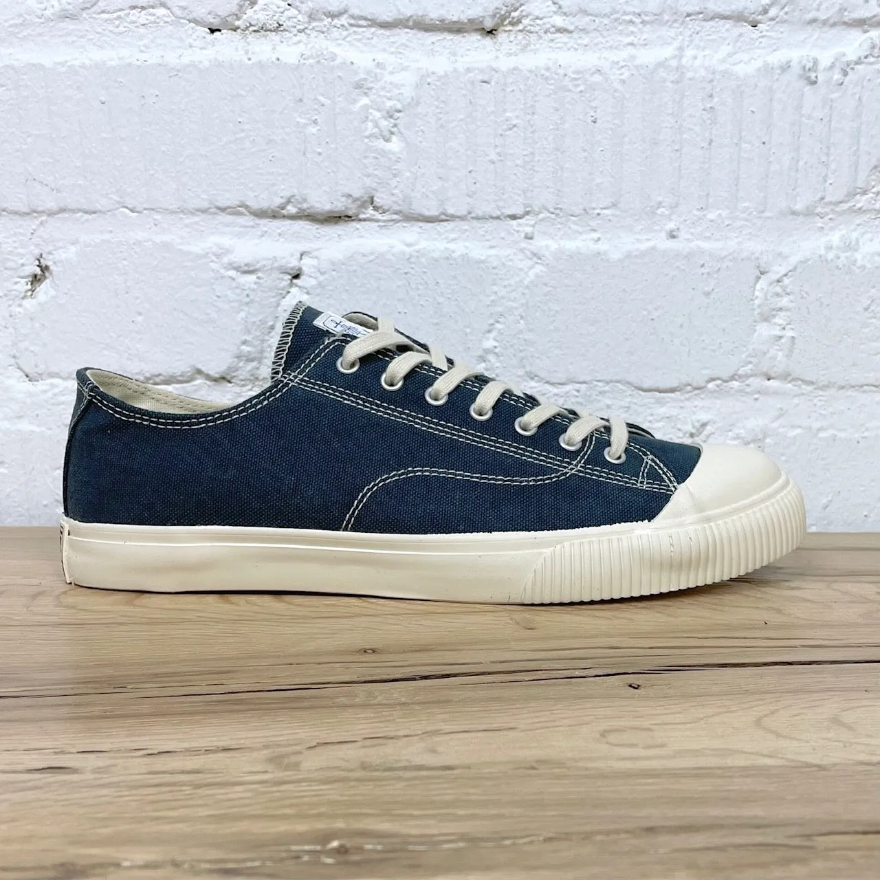 catchball x ehs | military standard low canvas sneaker - abyss navy