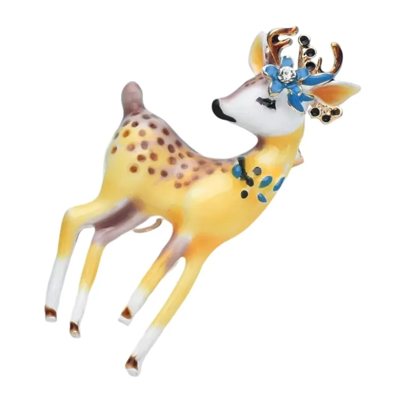Christmas Deer Brooch