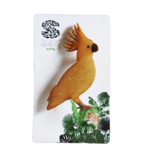 Cockatoo Brooch
