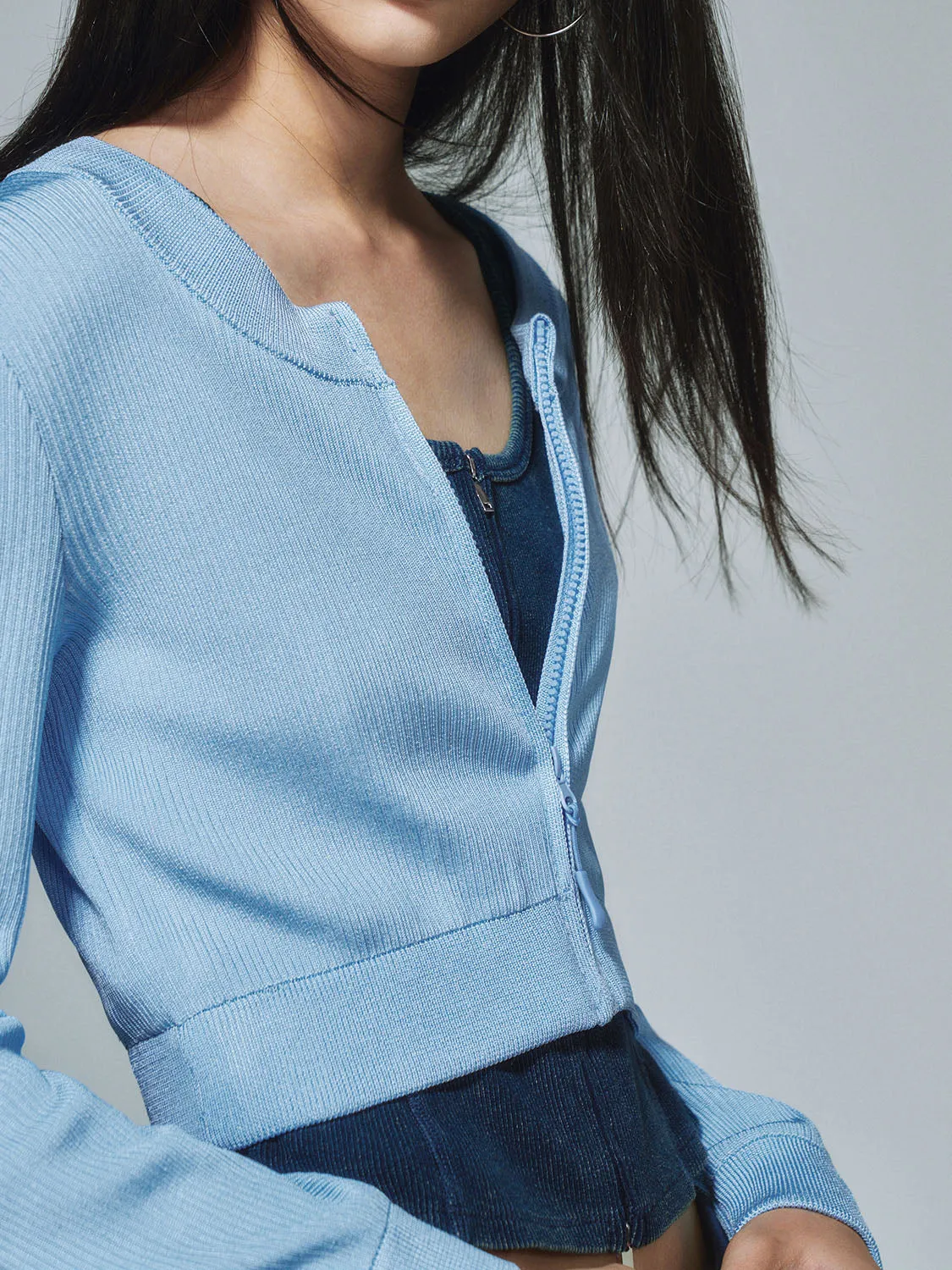 Cropped Knitted Cardigans