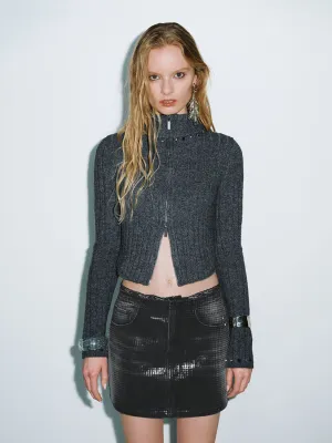 Cropped Knitted Cardigans