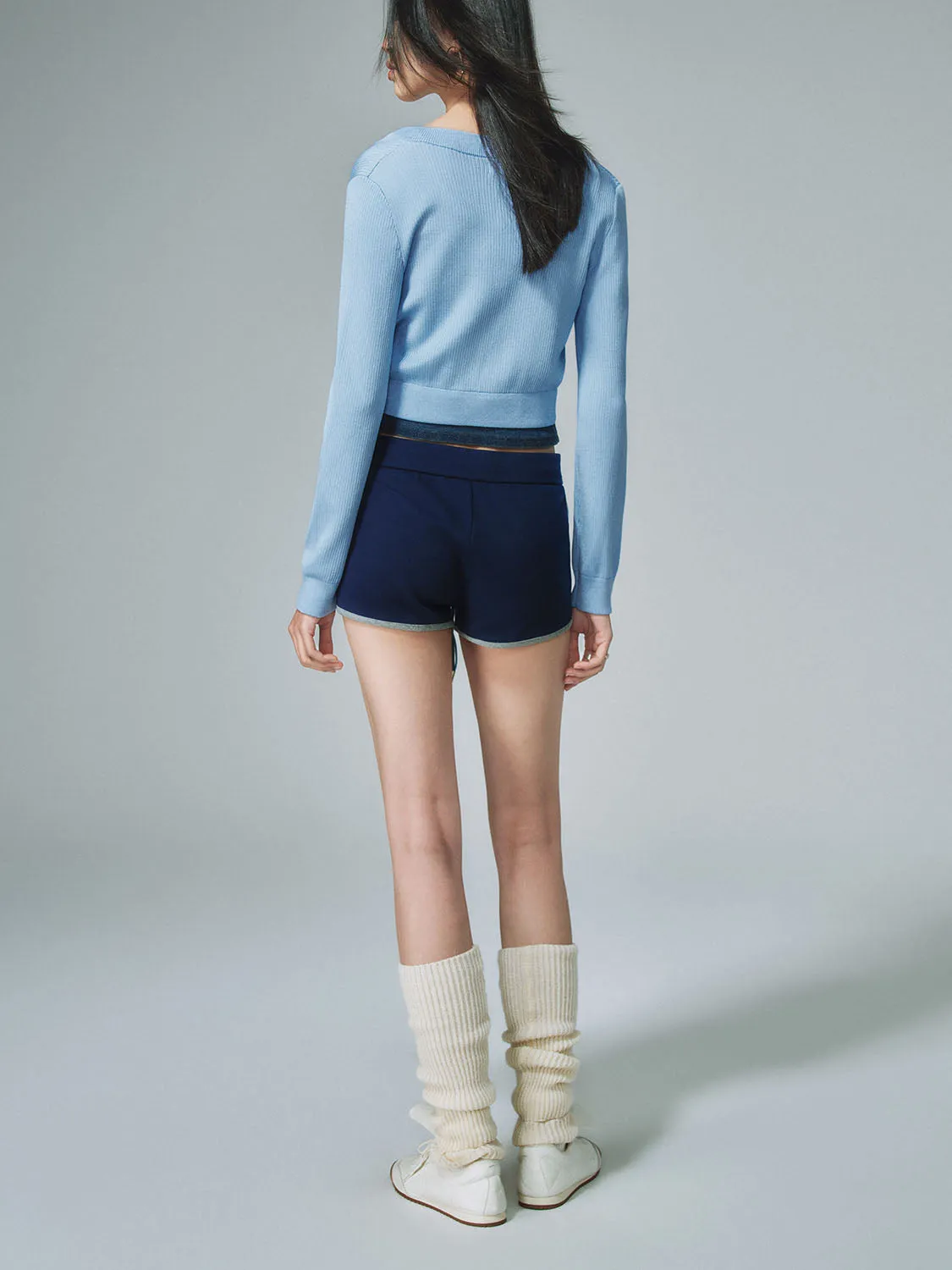 Cropped Knitted Cardigans