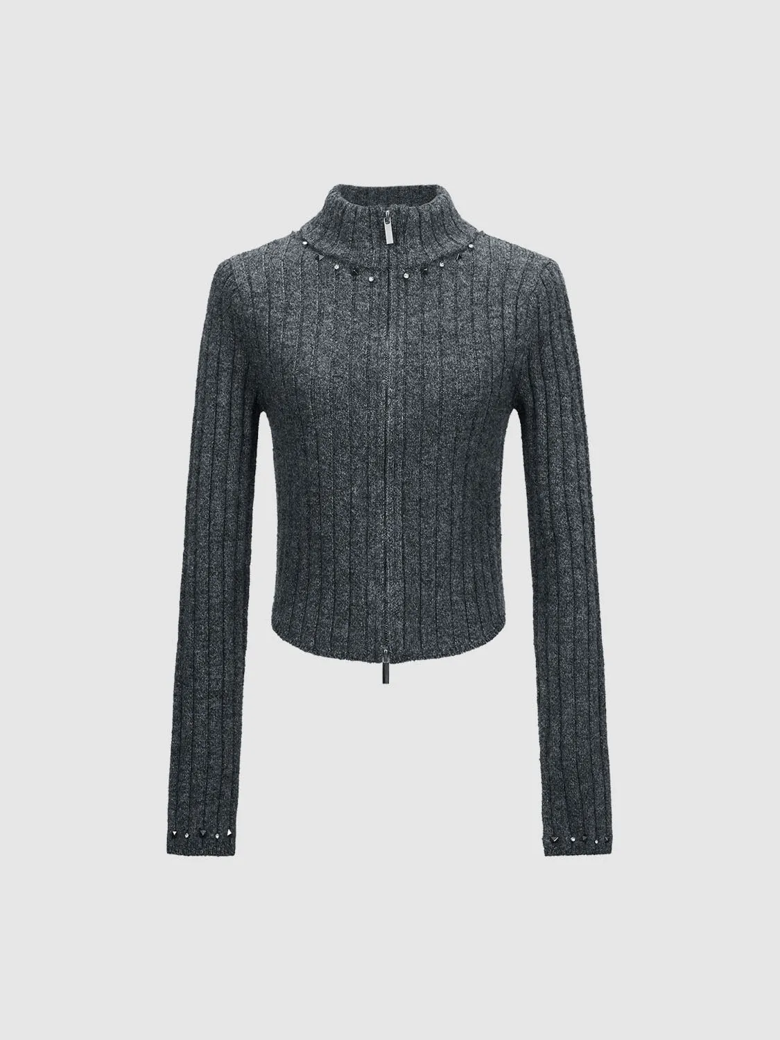 Cropped Knitted Cardigans