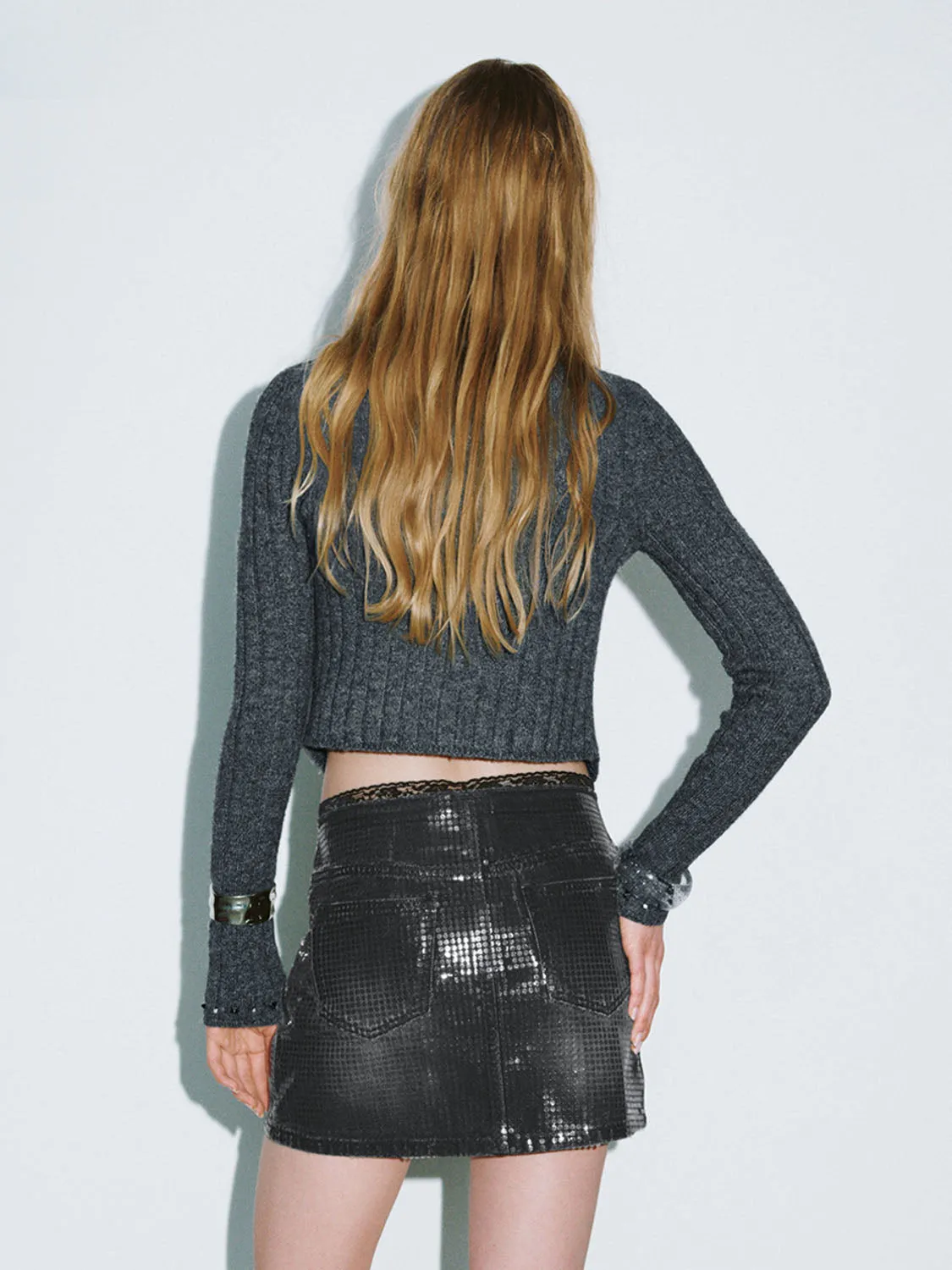 Cropped Knitted Cardigans