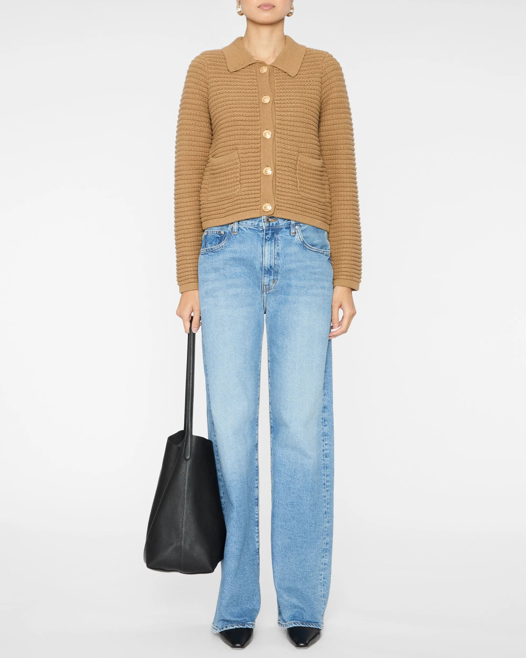 Dalia Cardigan in Camel