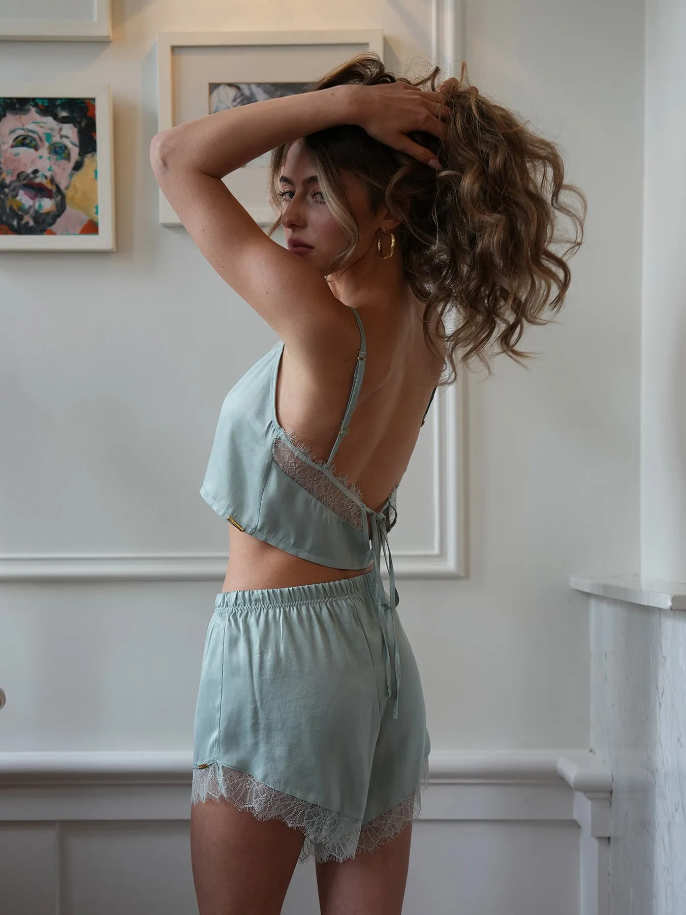 DREAMY - Sleepwear Top • Pearly Blue