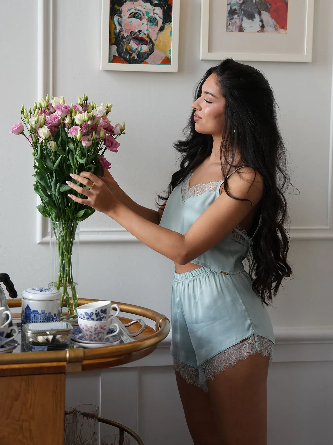 DREAMY - Sleepwear Top • Pearly Blue