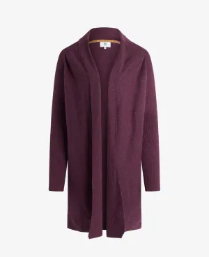 ESSENTIAL COTTON MELANGE CARDIGAN