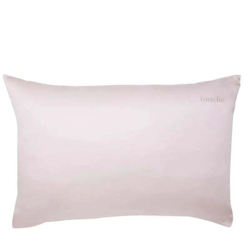 EUCALYPTUS VEGAN SILK PILLOWCASE - PINK