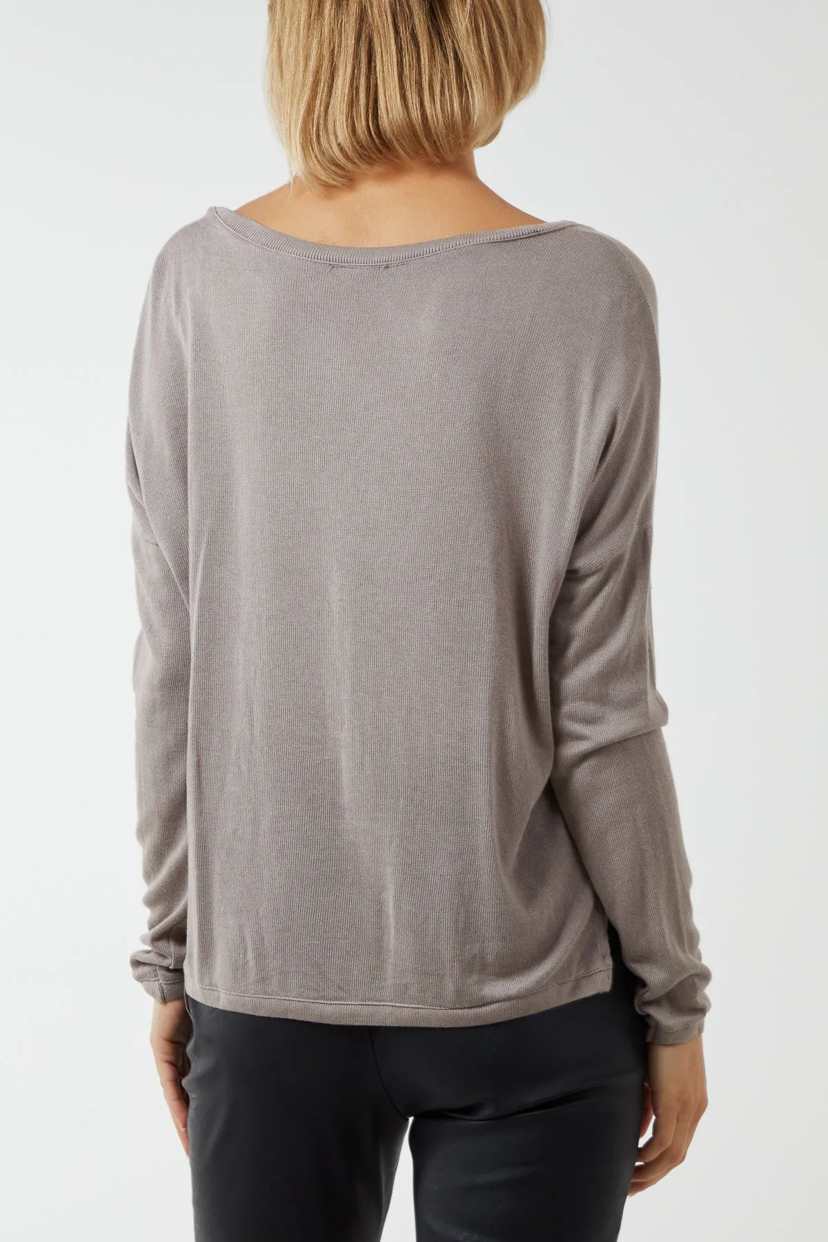 Fine Knit Button Cropped Cardigan