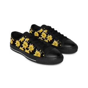 Flower Print Women's Sneakers