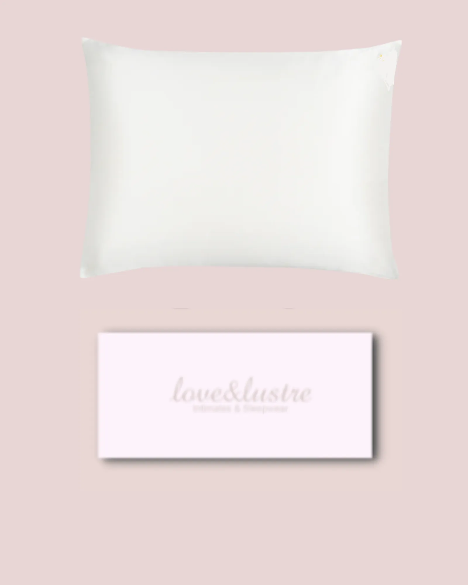 Gift Boxed - Silk Pillow Case - Ivory