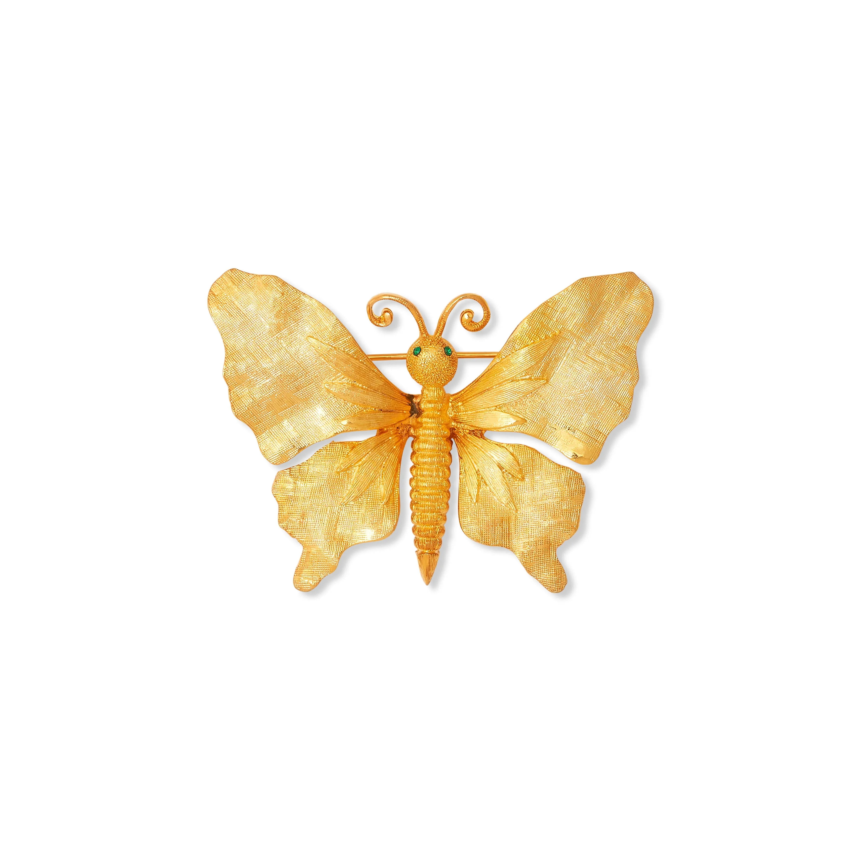 Gold Butterfly Pin