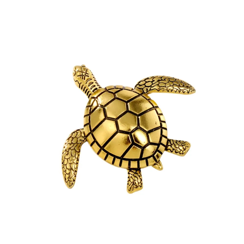 Gold Silver Colour Metal Turtle Brooches Pin Backing For 4.6cm Sea Turtle Animal Party Casual Gifts