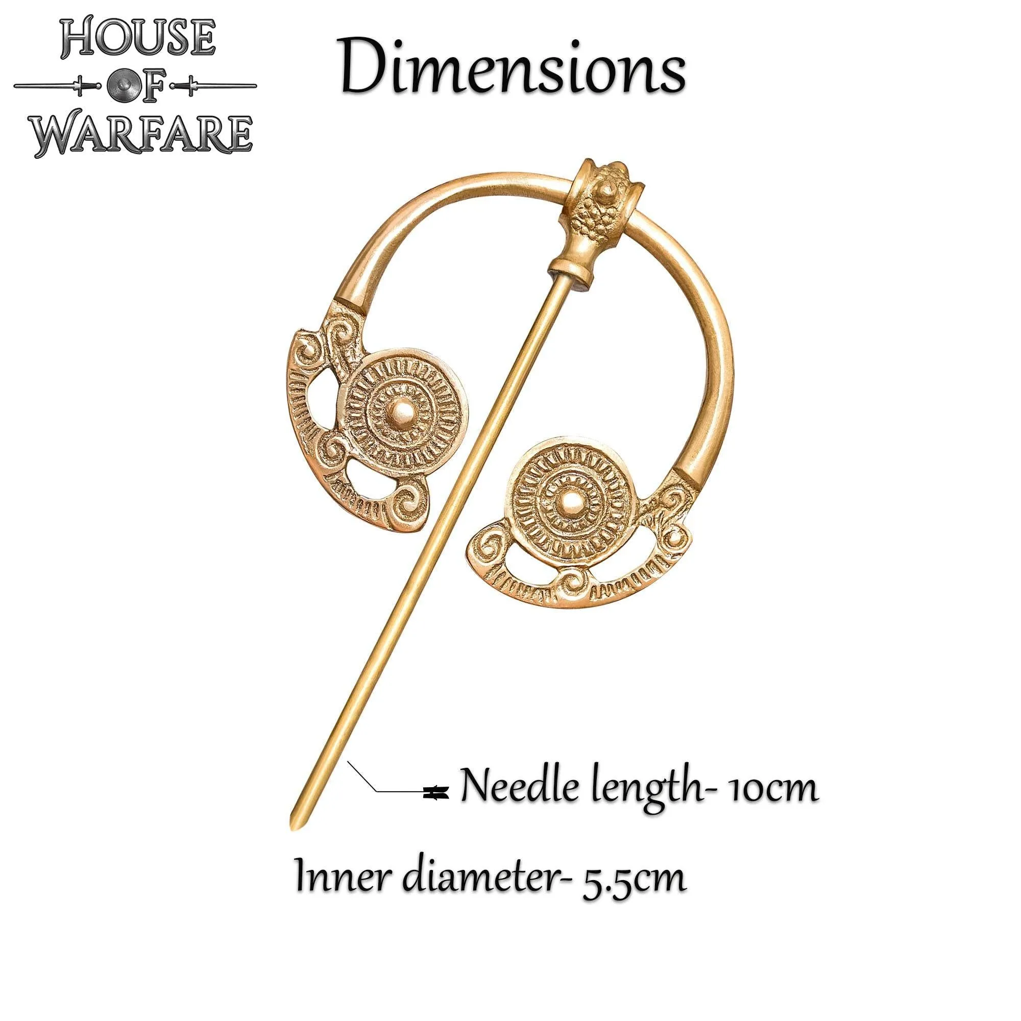 Goldsborough Hoard Replica Brooch made out of Solid Brass
