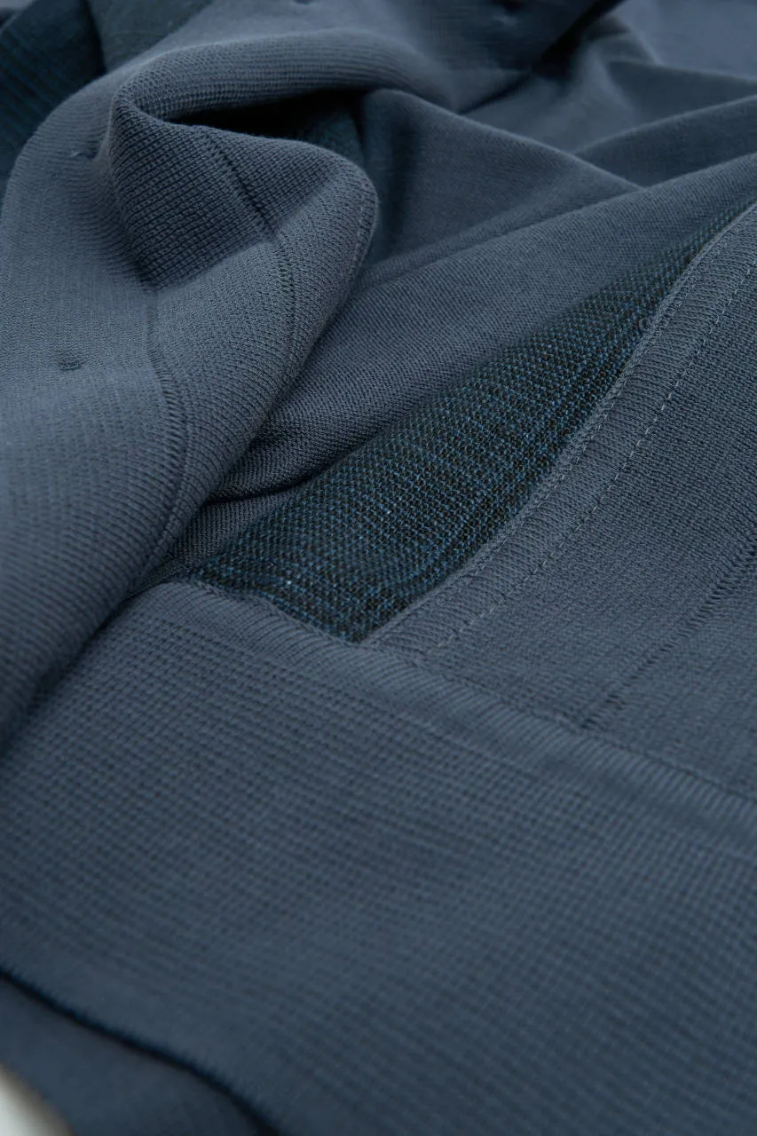 GRP Knitwear Jacket "M T 10" Cotton/Linen Charcoal