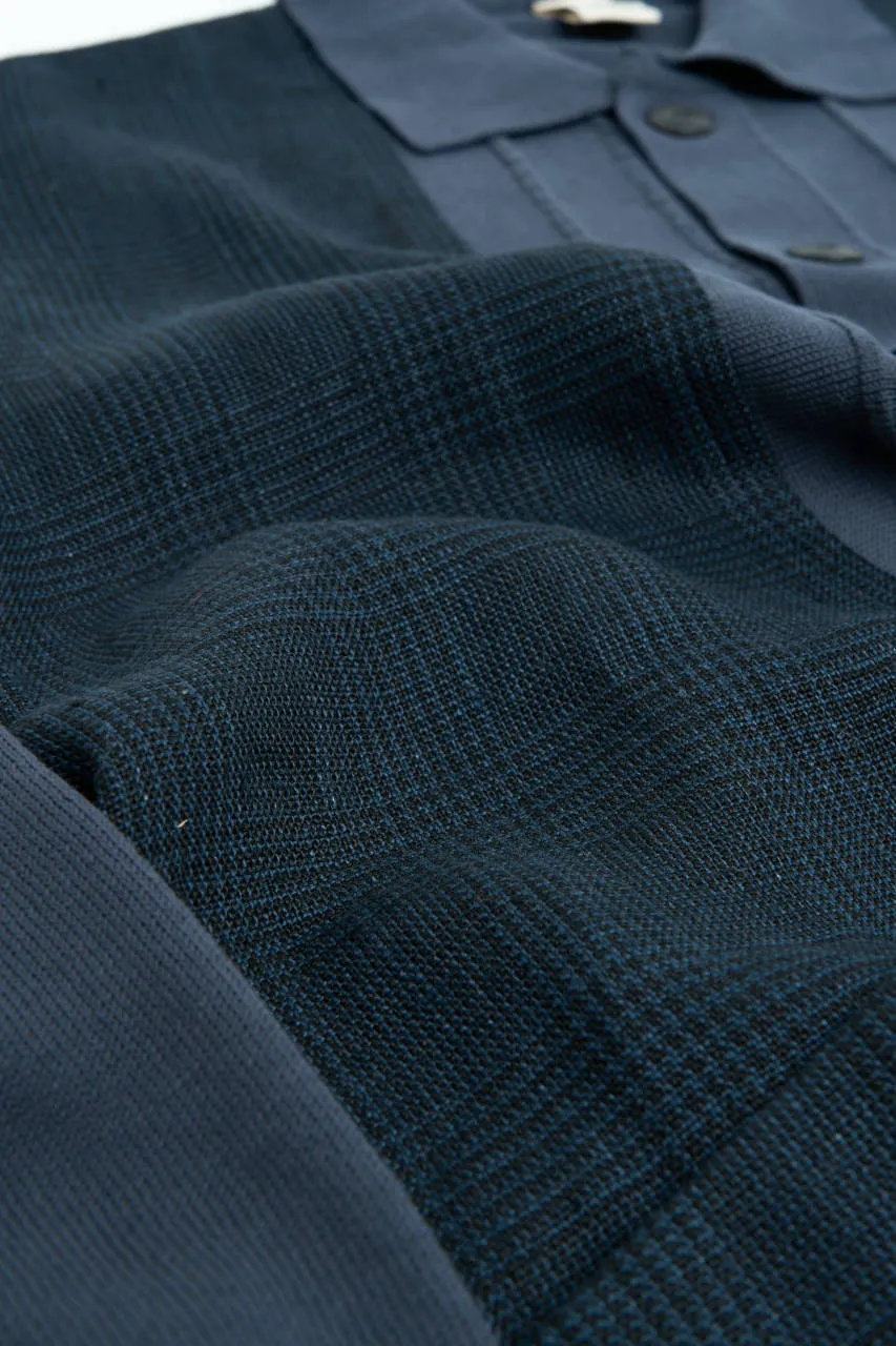 GRP Knitwear Jacket "M T 10" Cotton/Linen Charcoal