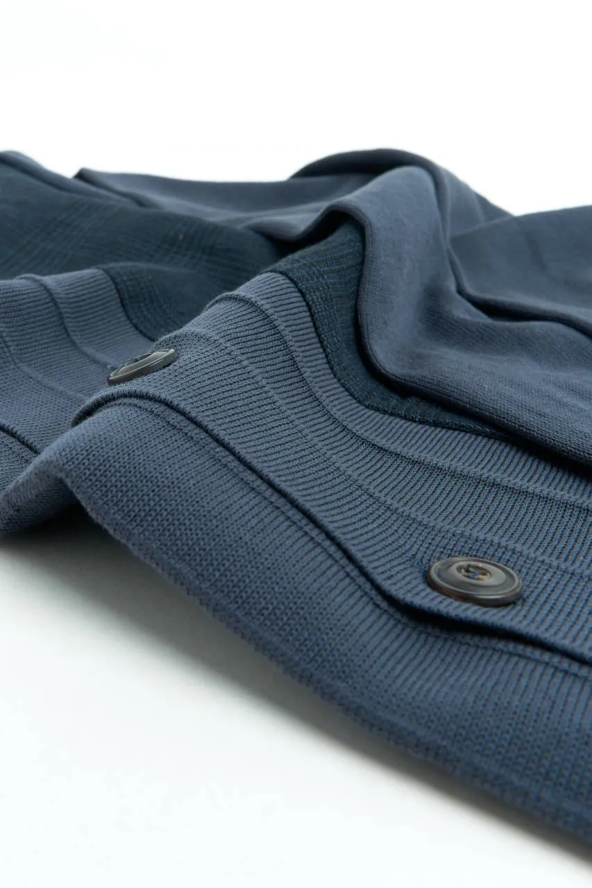 GRP Knitwear Jacket "M T 10" Cotton/Linen Charcoal