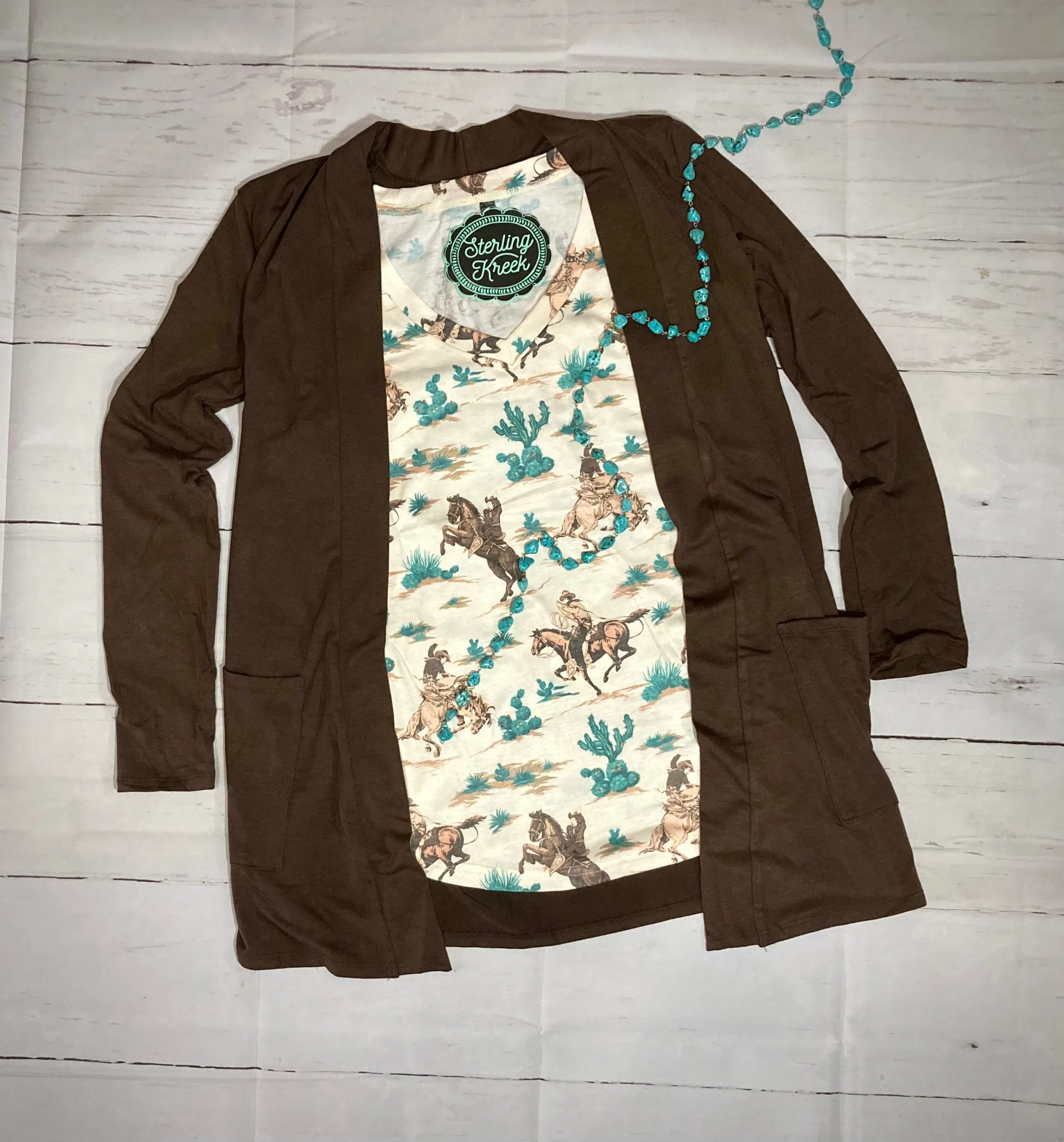 Haven Cardigan - BROWN
