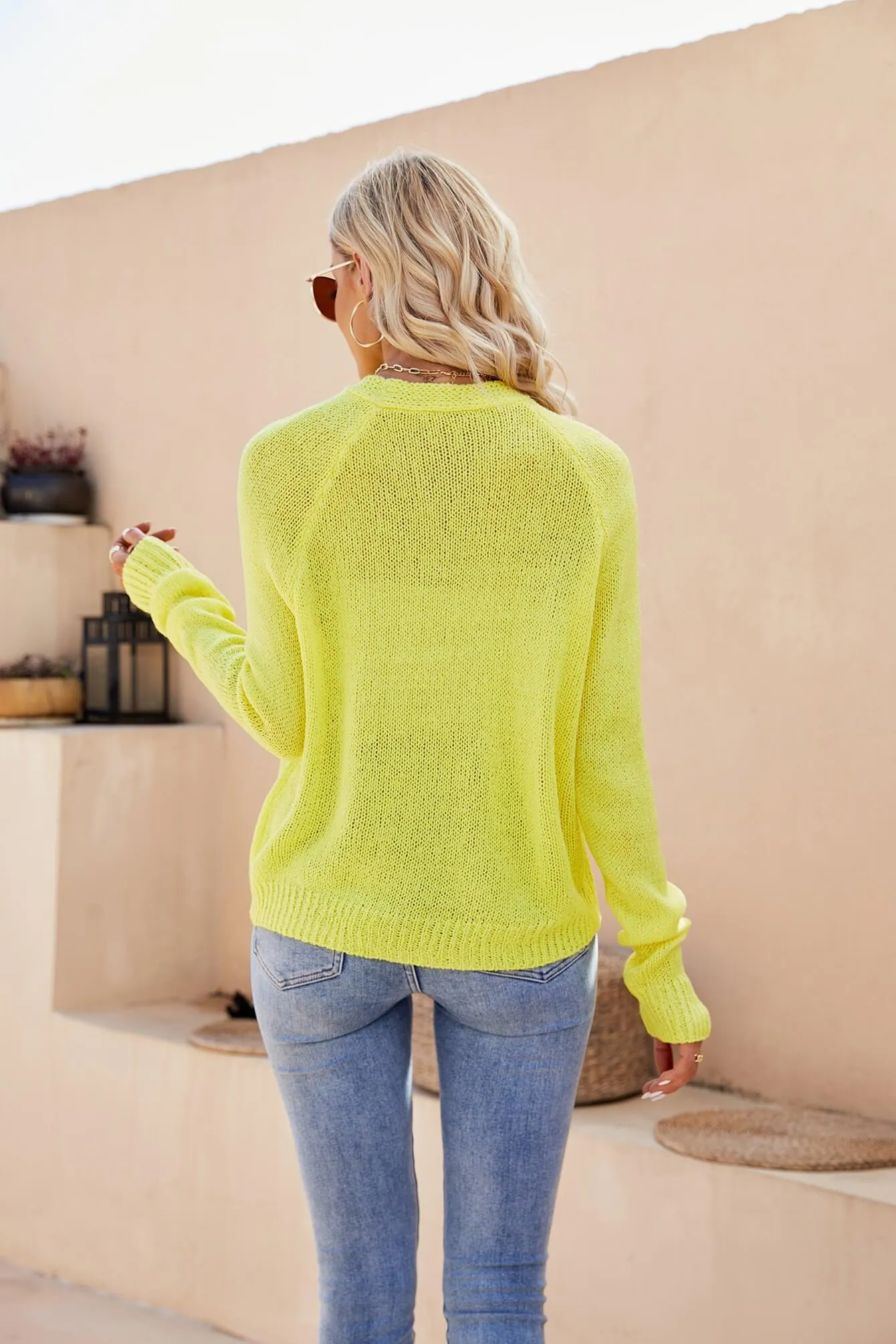 Hazel Blues® | Raglan Sleeve Button Front Cardigan