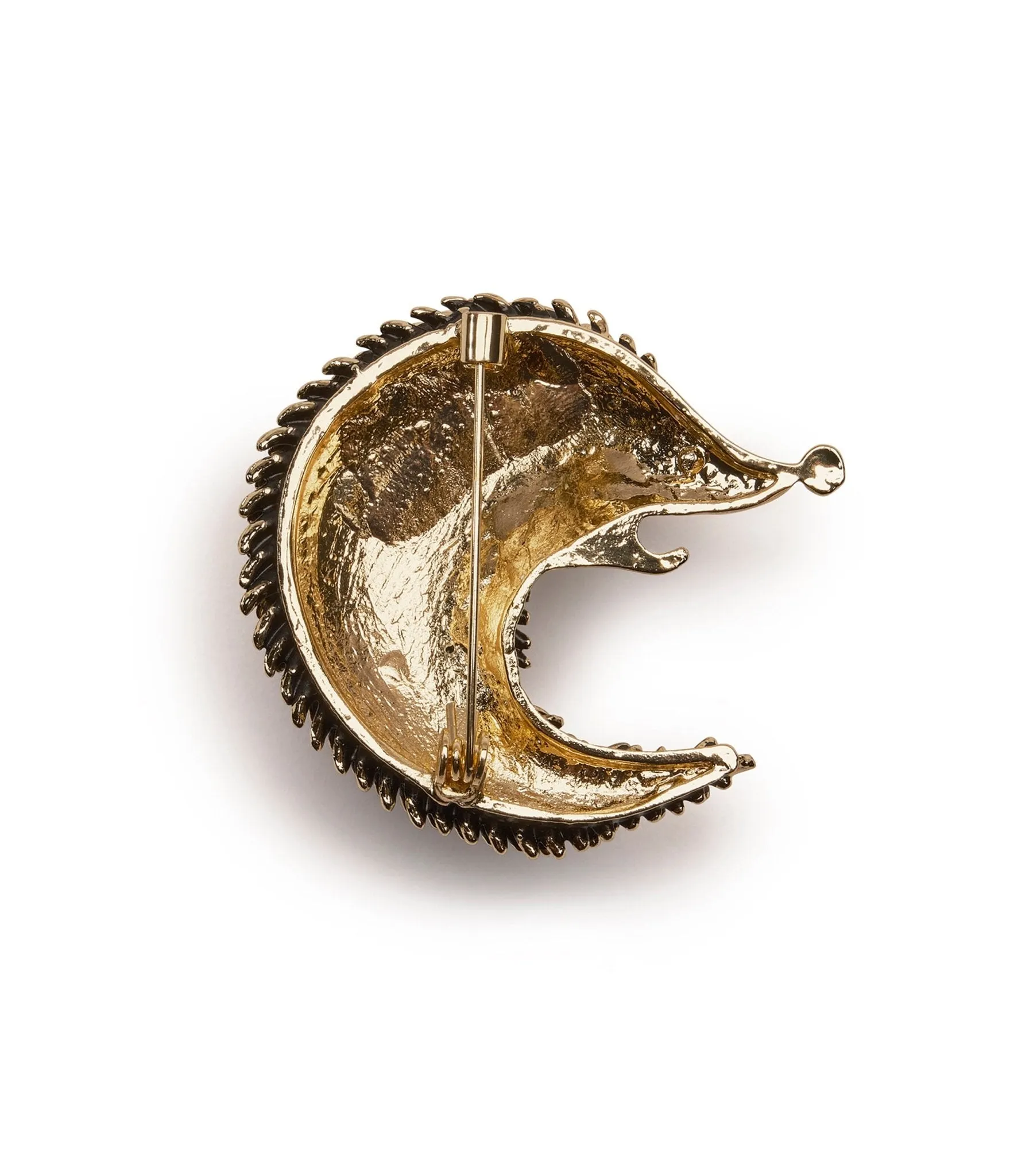 Hedgehog Brass Brooch