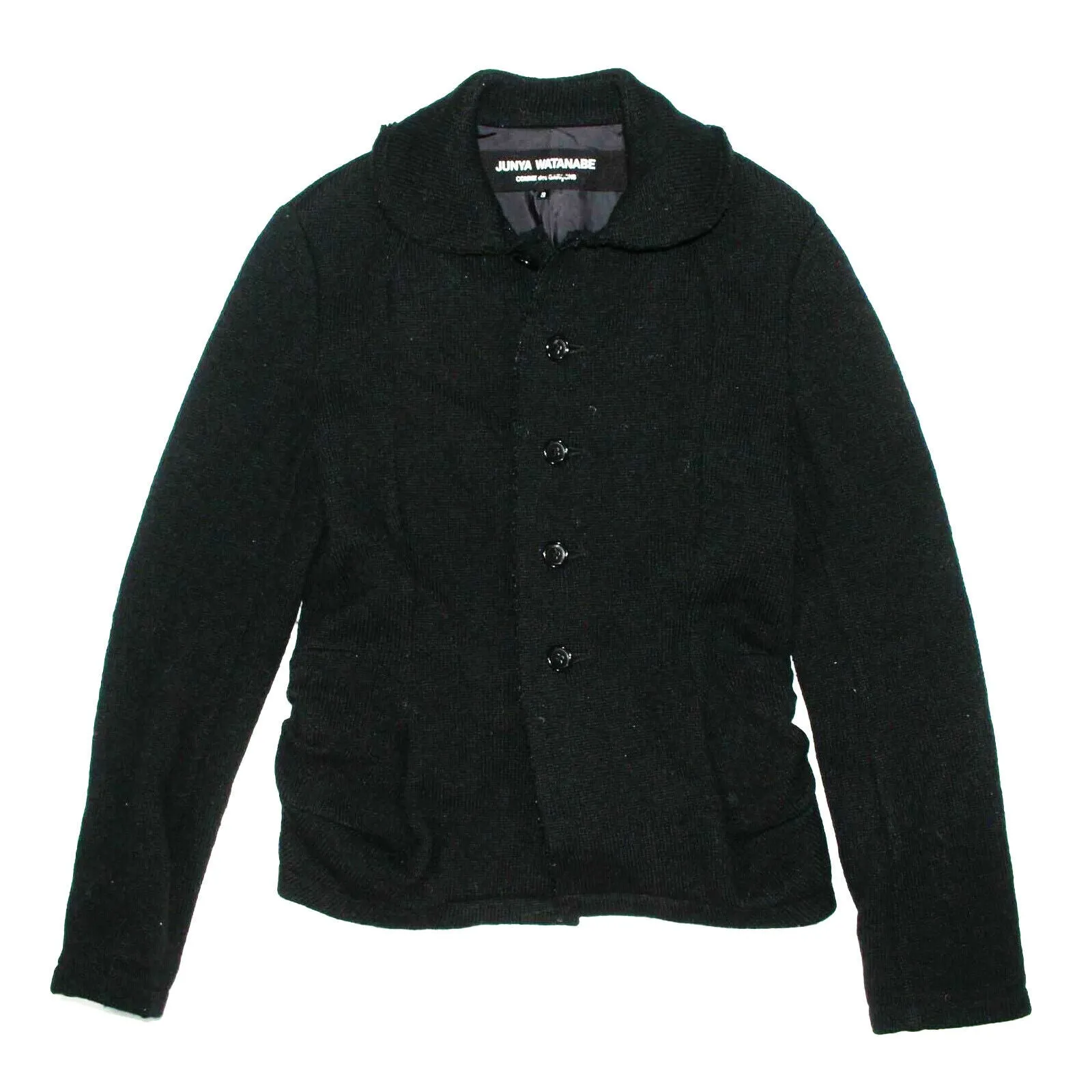 Junya Watanabe COMME des GARCONS Cardigan Coat Pocket Black 05 Runway S Small