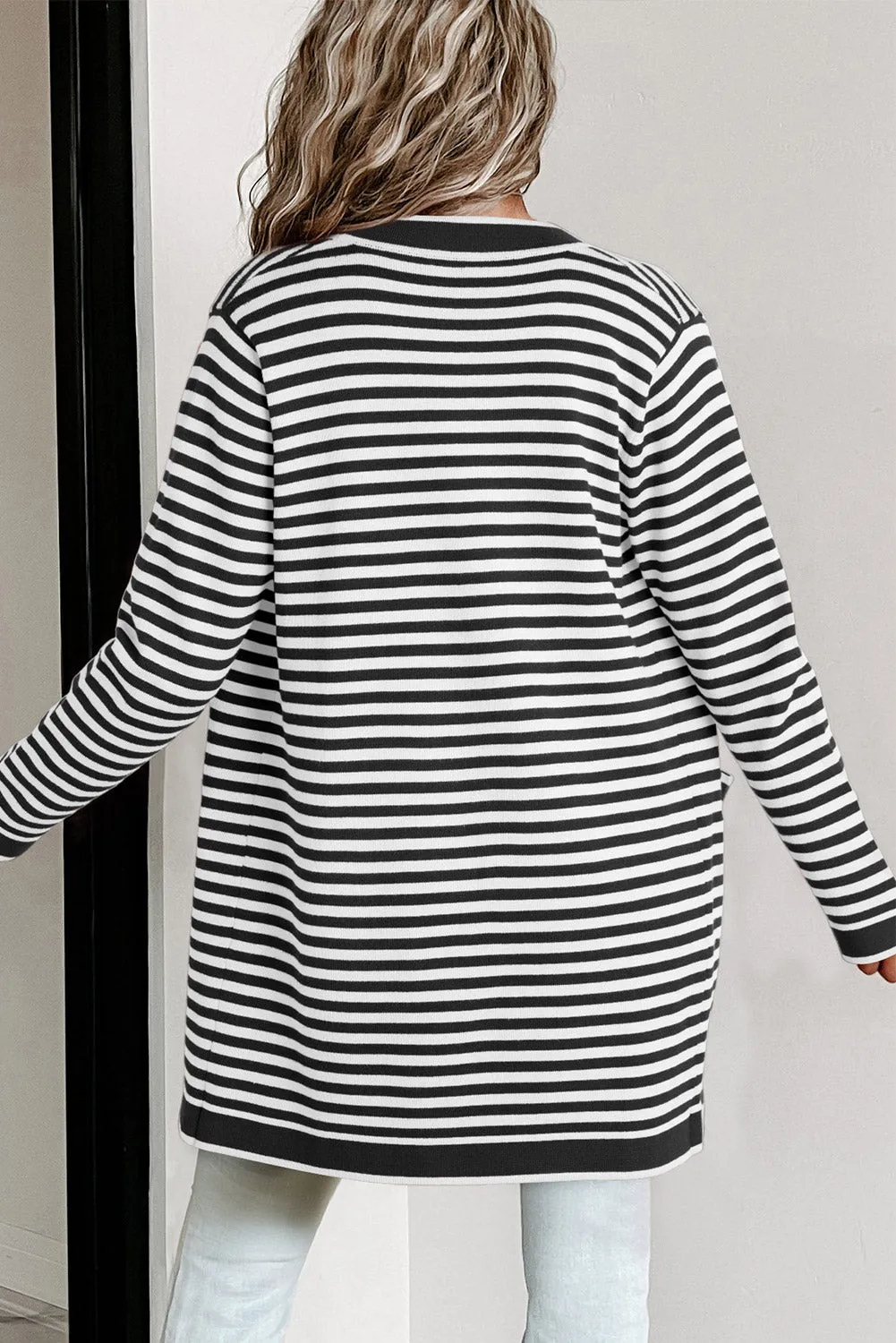 KaleaBoutique Long Sleeve Button up Tunic Cardigan