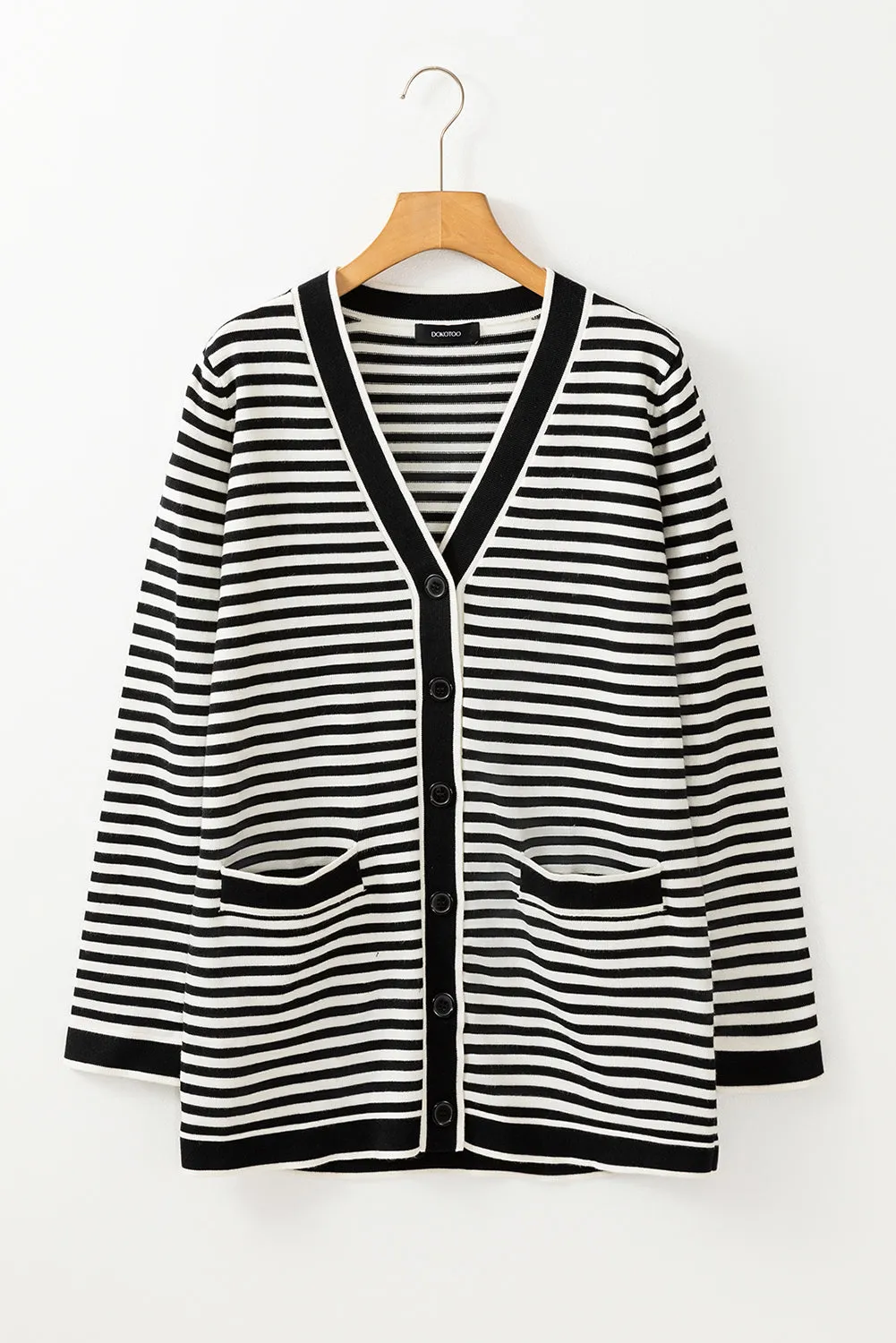 KaleaBoutique Long Sleeve Button up Tunic Cardigan
